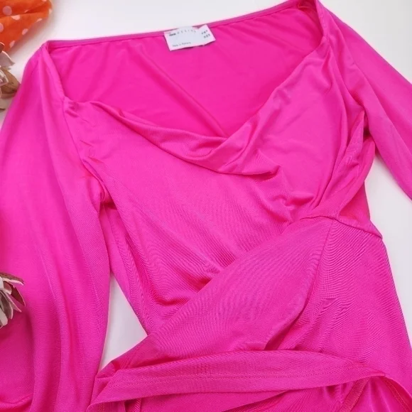 ASOS Pink Cowl Neck Slip Dress Sz 6 - Picture 8 of 11